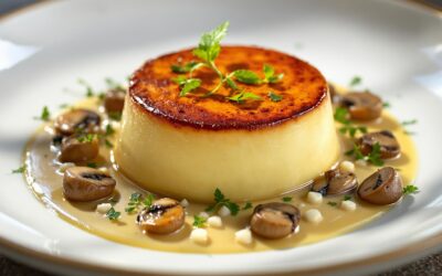 Flan de champiñones con bechamel: un delizioso capolavoro!