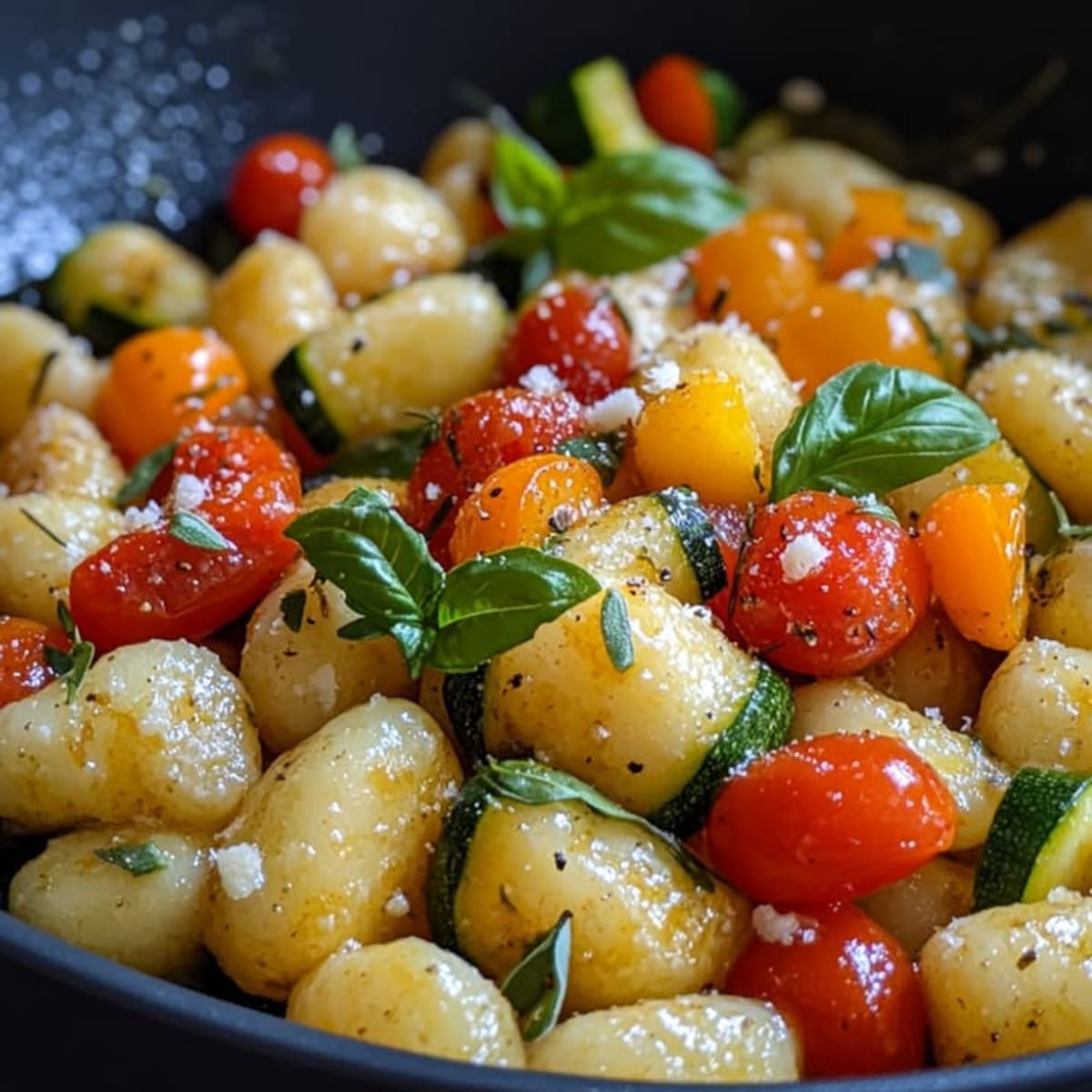 Gnocchis con Vegetales al Horno