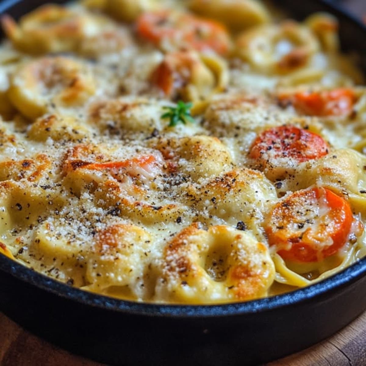 Gratin Tortellinis Vegetales