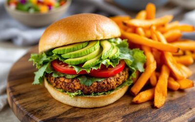 Hamburguesa vegana de garbanzos y espinacas: Deliziosa e sana!