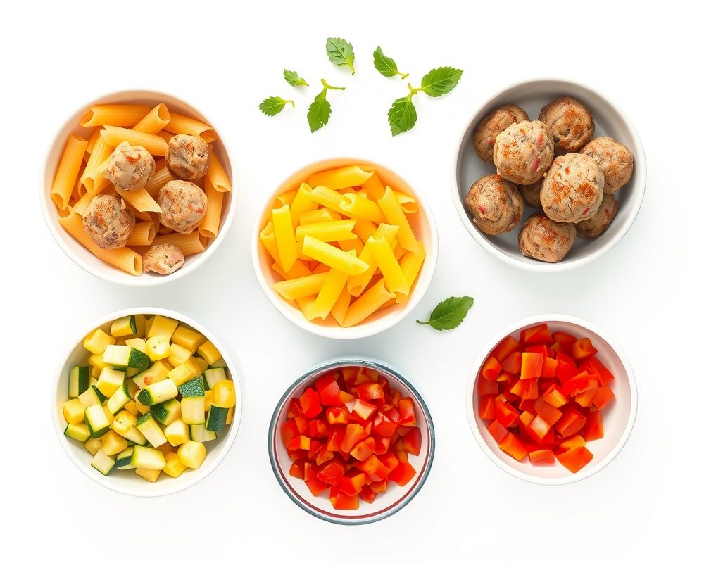 ingrediente-de-la-receta-barqueta-de-pasta-con-albondigas