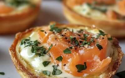 Receta Irresistible: Mini Quiches de Salmón Ahumado para Conquistar Paladares