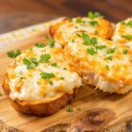 Pan de ajo y queso gratinado