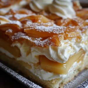 Descubre cómo Preparar un Irresistible Pastel Relámpago de Manzana y Caramelo con Fleur de Sel sin Horno