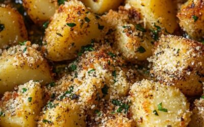 Receta Irresistible: Crujientes Patatas con Costra de Parmesano