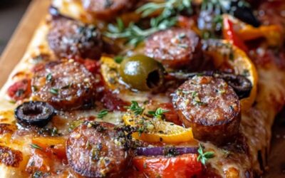 Descubre la Receta Irresistible de Pizza Desconstruida con Sausages