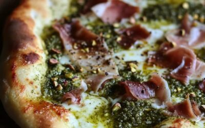 Descubre la Receta Secreta de la Exquisita Pizza de Pesto de Pistachos y Prosciutto