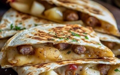 Descubre la Receta Irresistible de Quesadillas con Salchichas, Queso y Manzanas