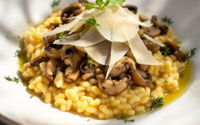Risotto de setas y parmesano: ¡Sabor y cremosidad!