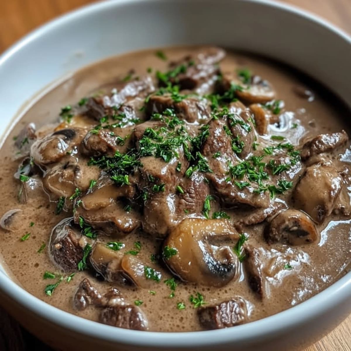 Sopa Estilo Stroganoff