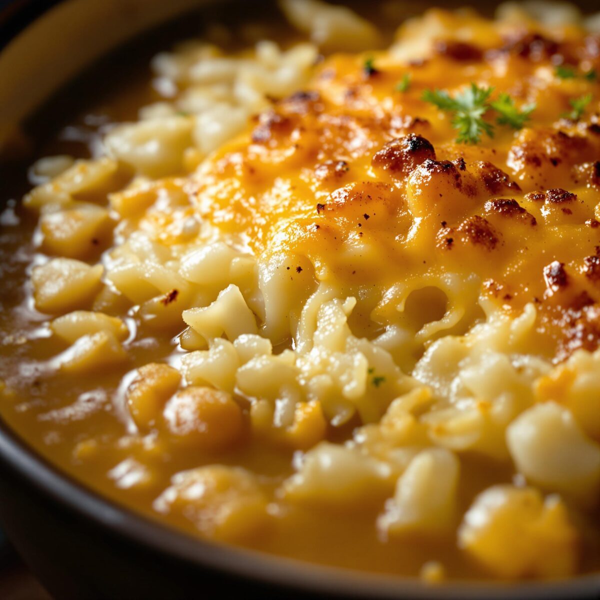 Sopa de cebolla gratinada