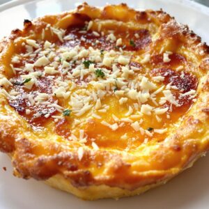 Clafoutis de calabaza y queso parmesano