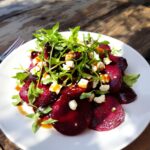 Ensalada de remolacha y queso de cabra