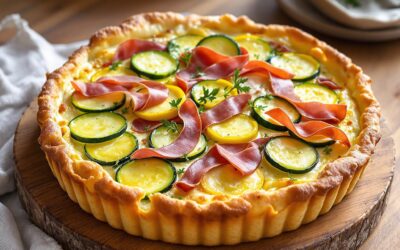 Quiche de calabacín y jamón york: Gusto e Originalità!