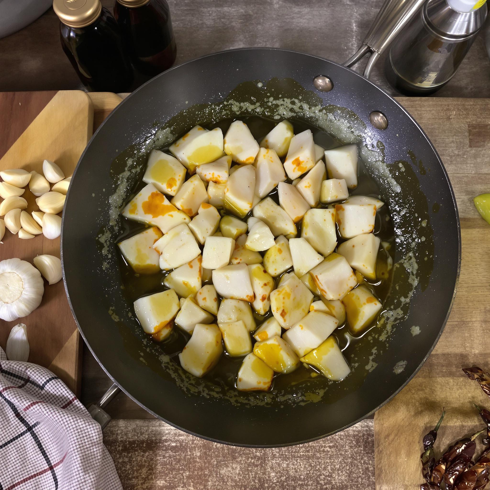 Bacalao al pil pil con ajo y guindilla