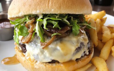 Hamburguesa de ternera con queso brie: la delicia gourmet!