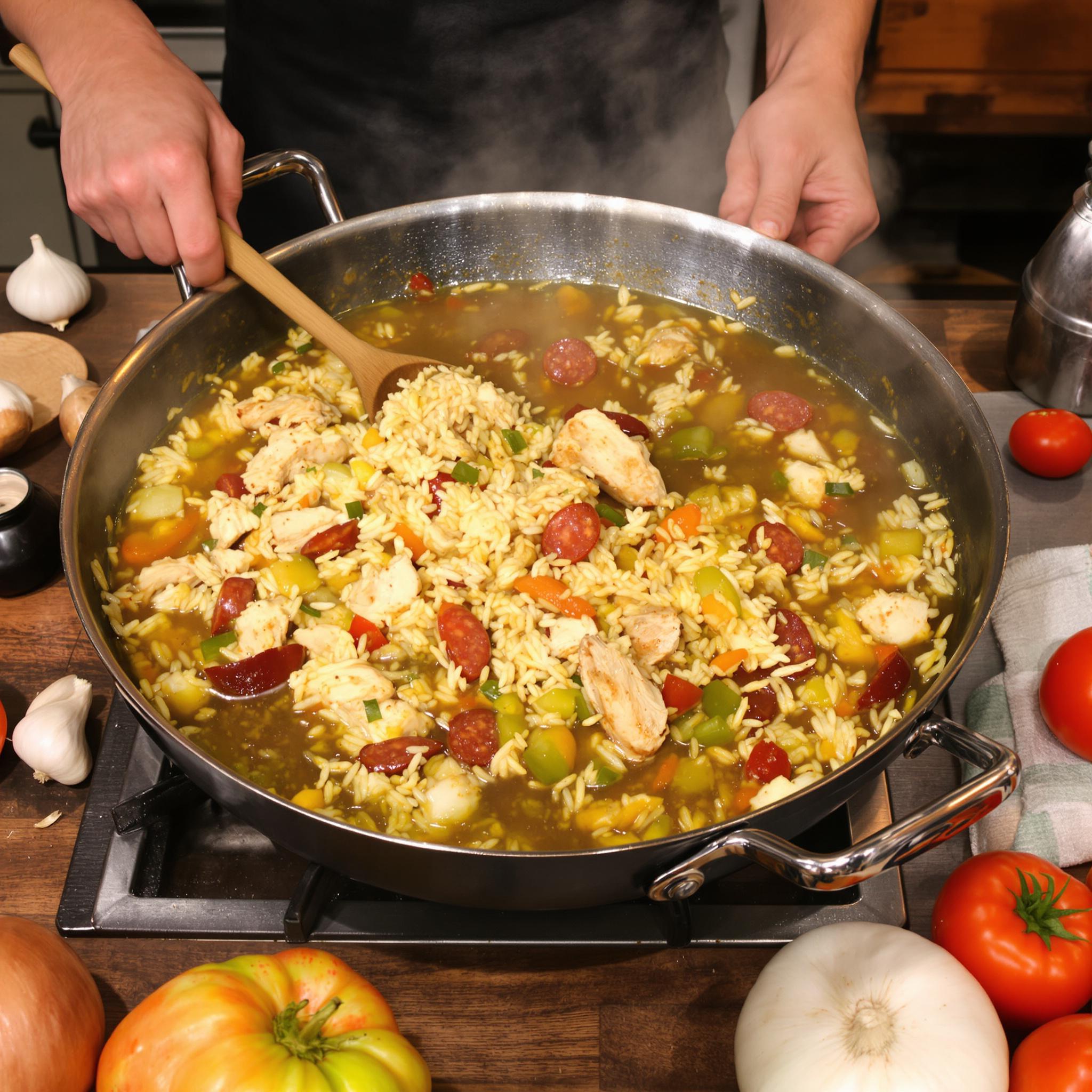 paella receta