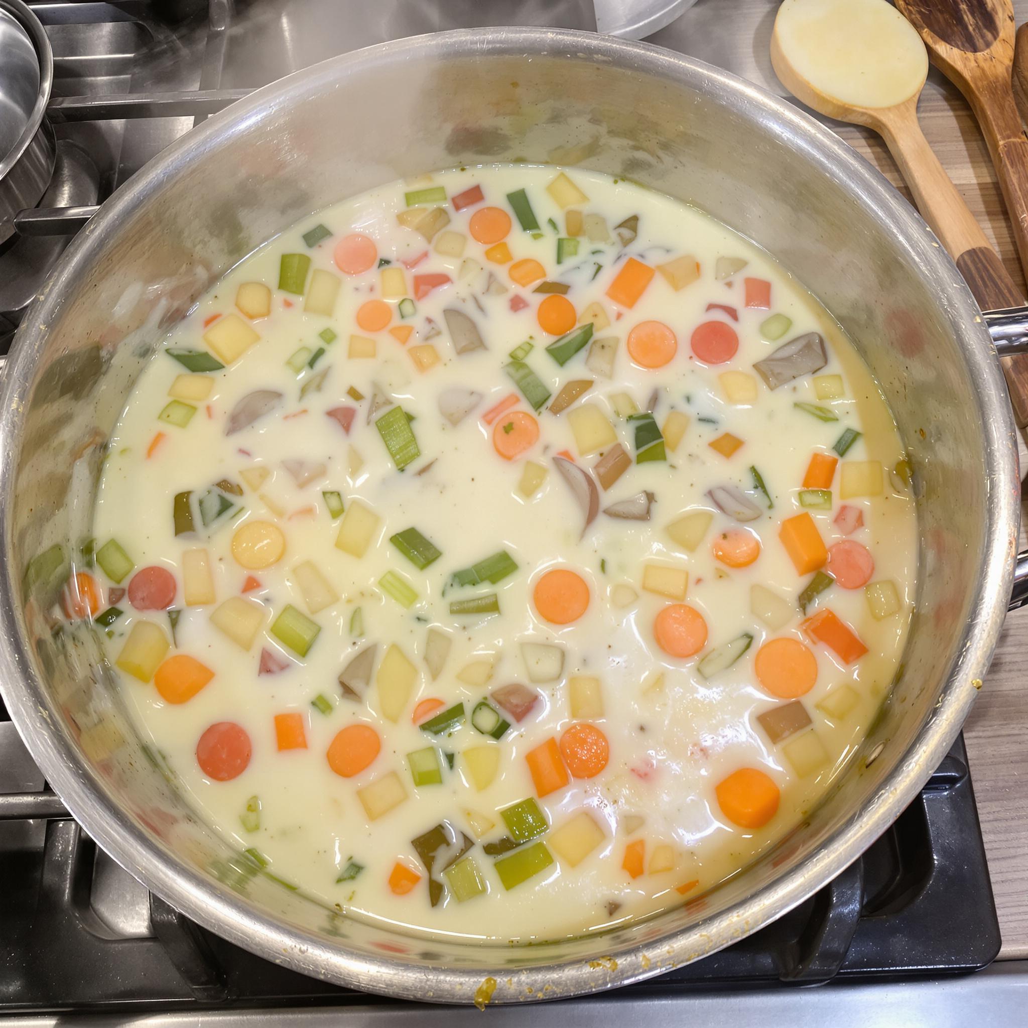 receta de crema de verduras