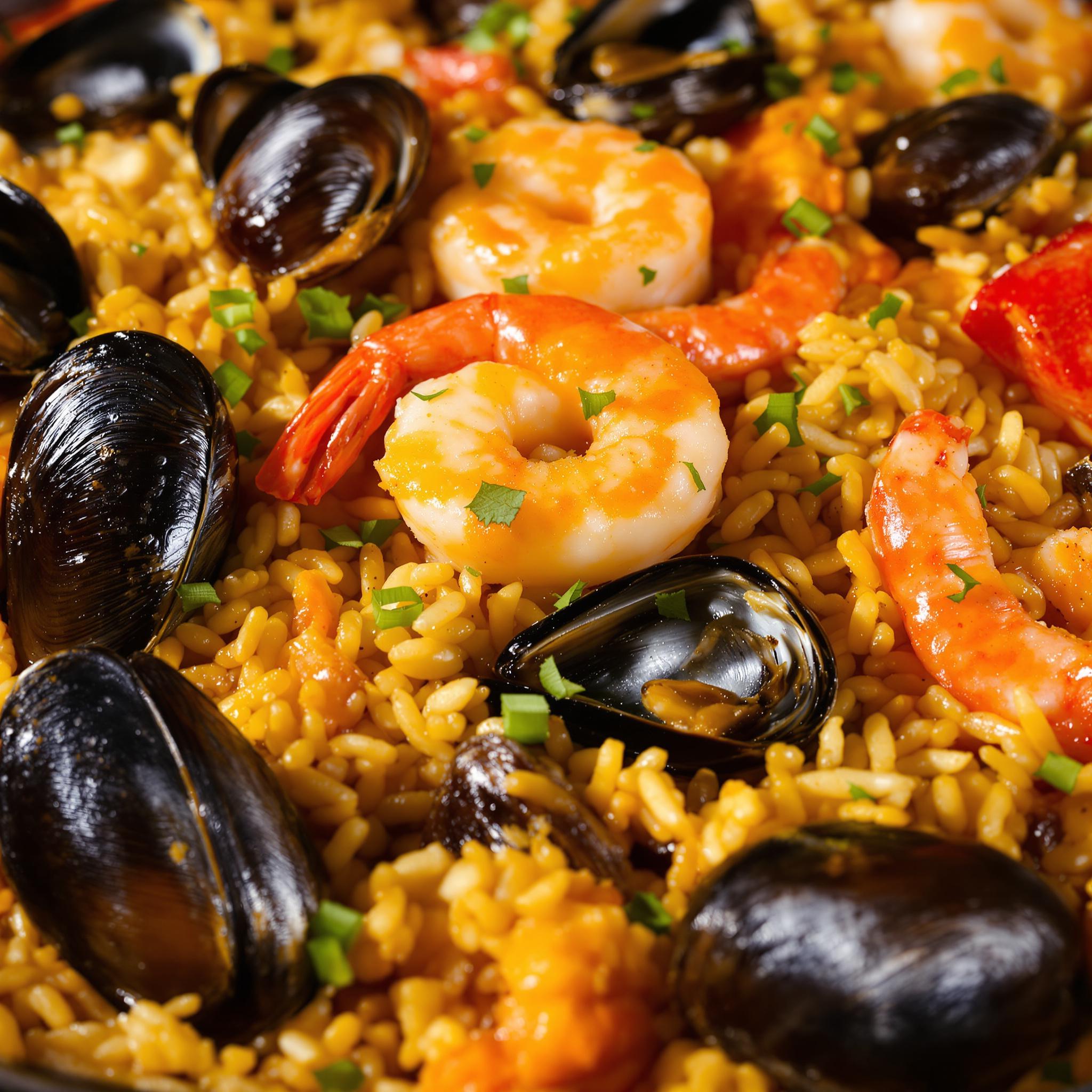 receta autentica paella de marisco