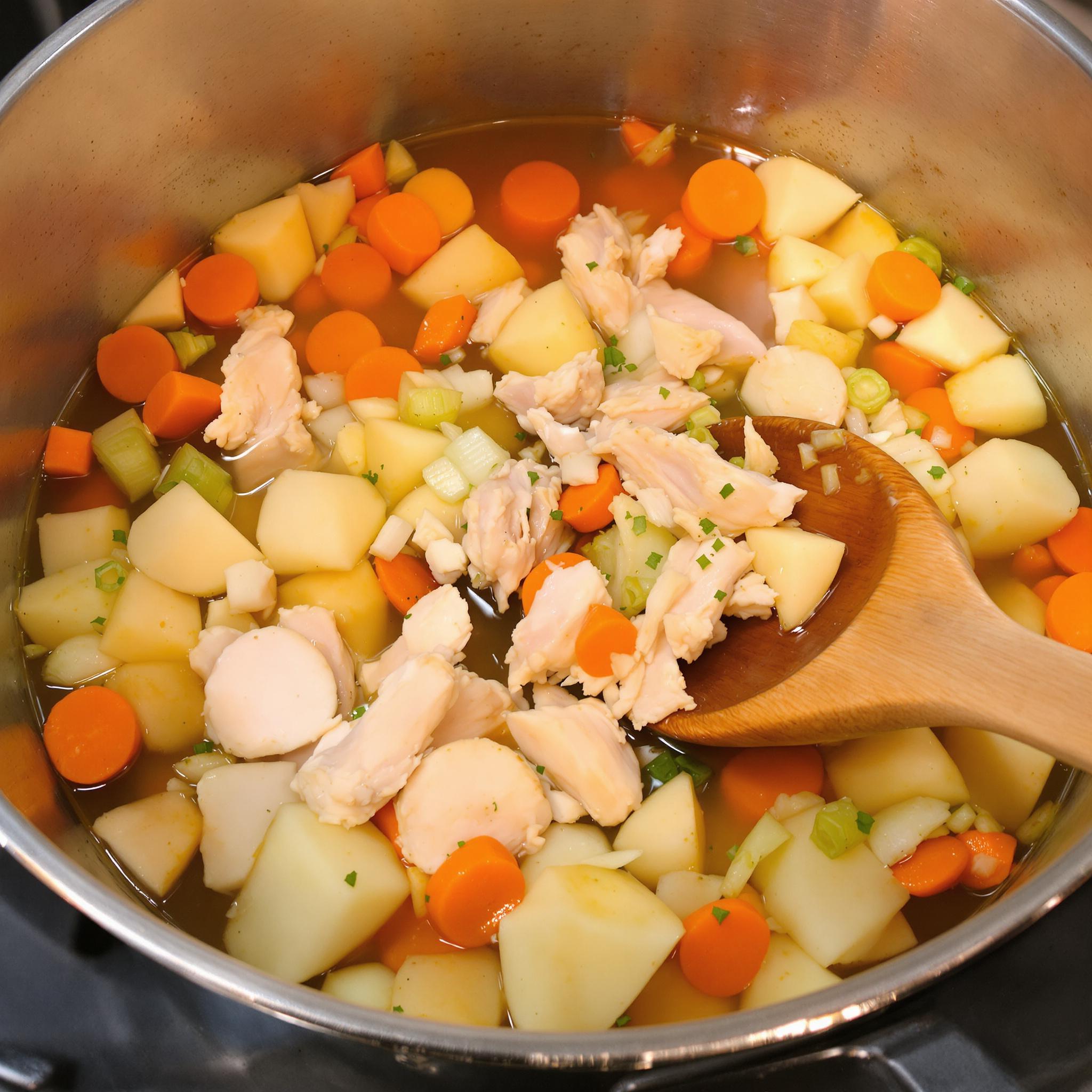 receta sopa de pollo