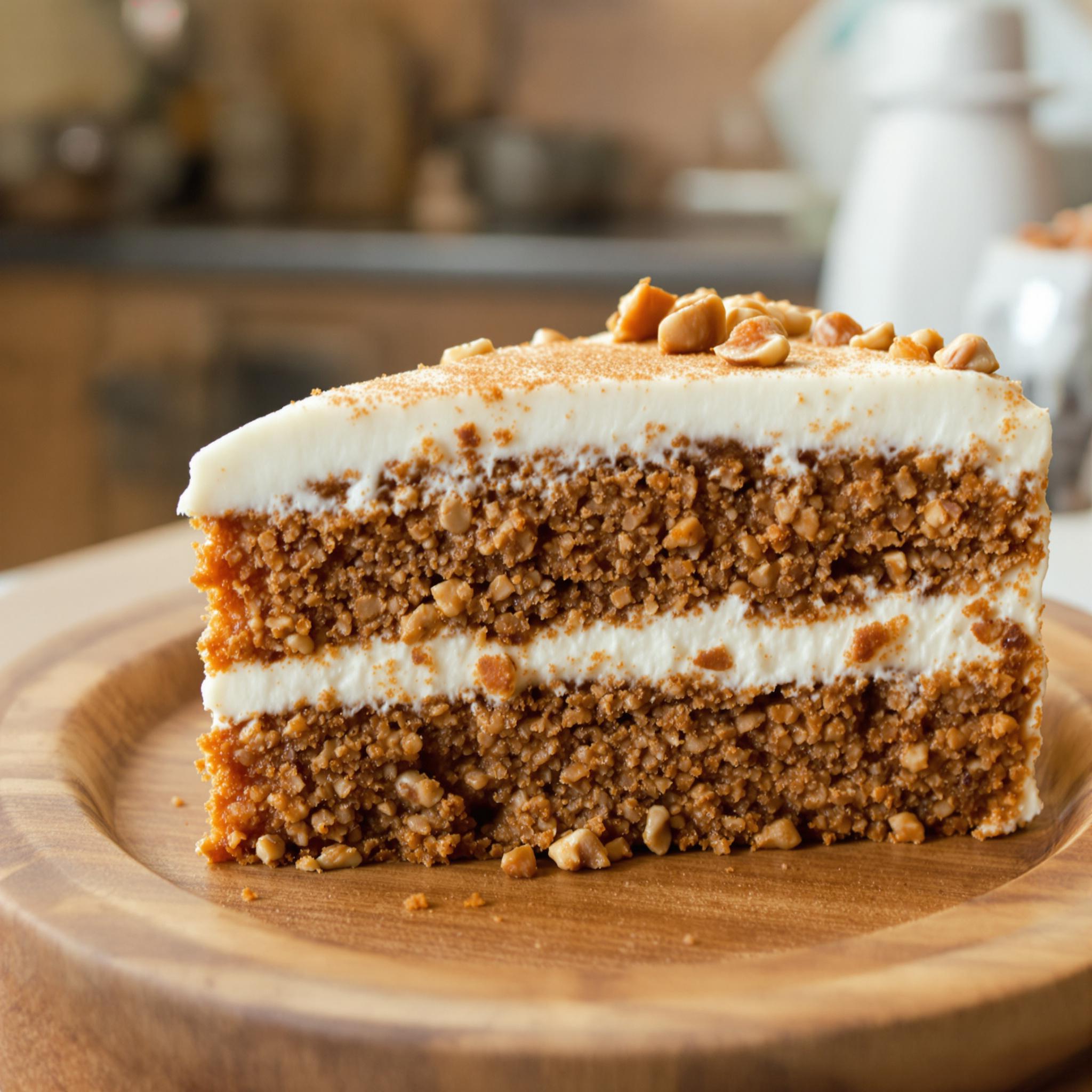 Bizcocho de zanahoria con glaseado de queso