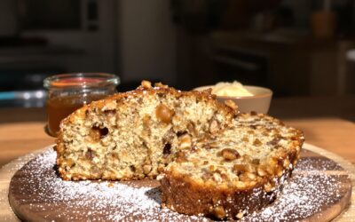 Pan de plátano con nueces: ¡Delicioso y irresistible!