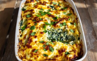 Pastel de espinacas y ricotta gratinado: Una delicia irresistible