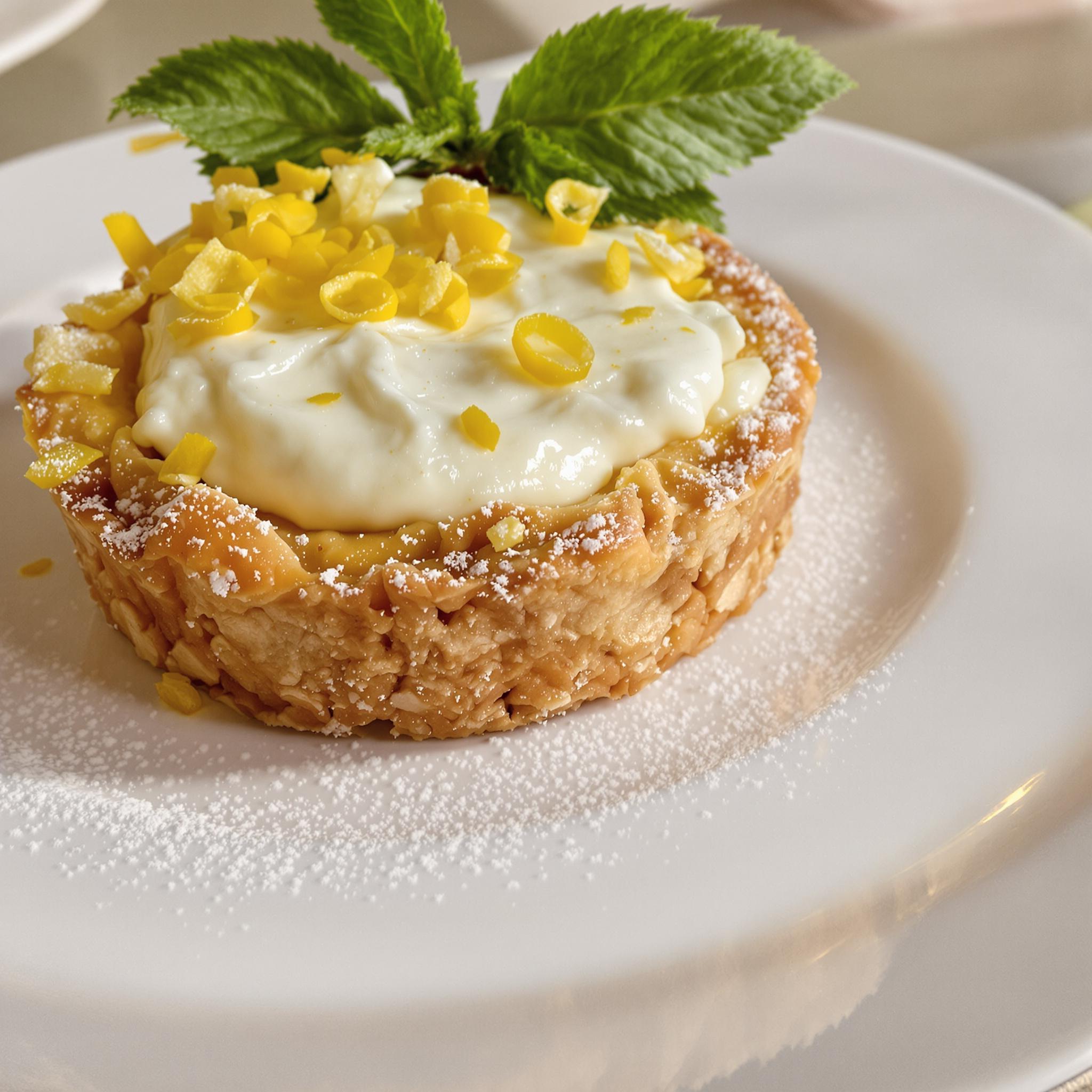 Tarta de ricotta y limón