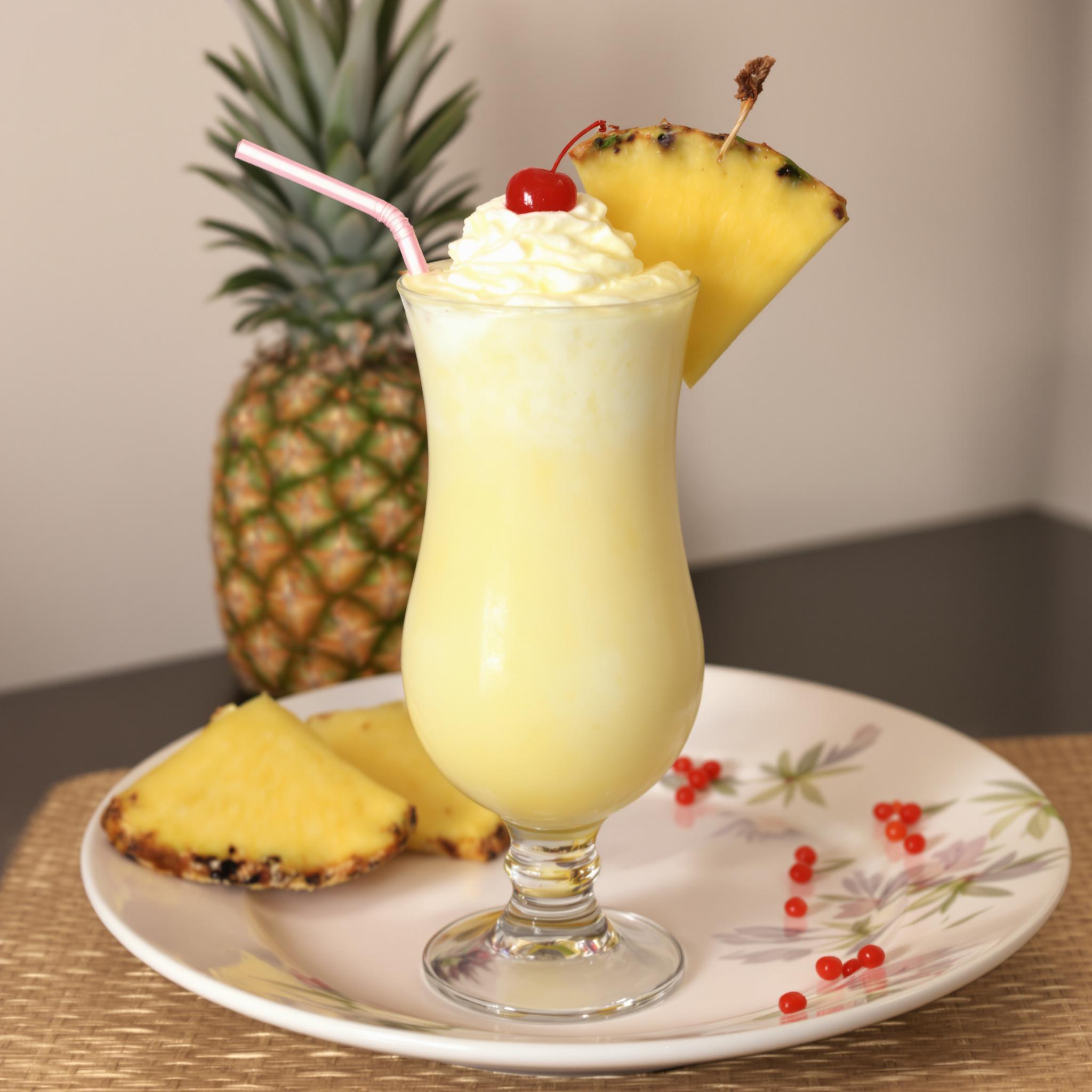 piña colada receta