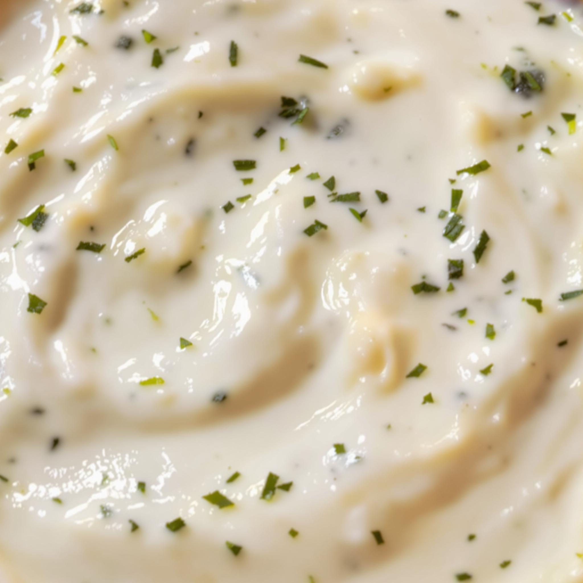 Salsa de yogur con menta y ajo