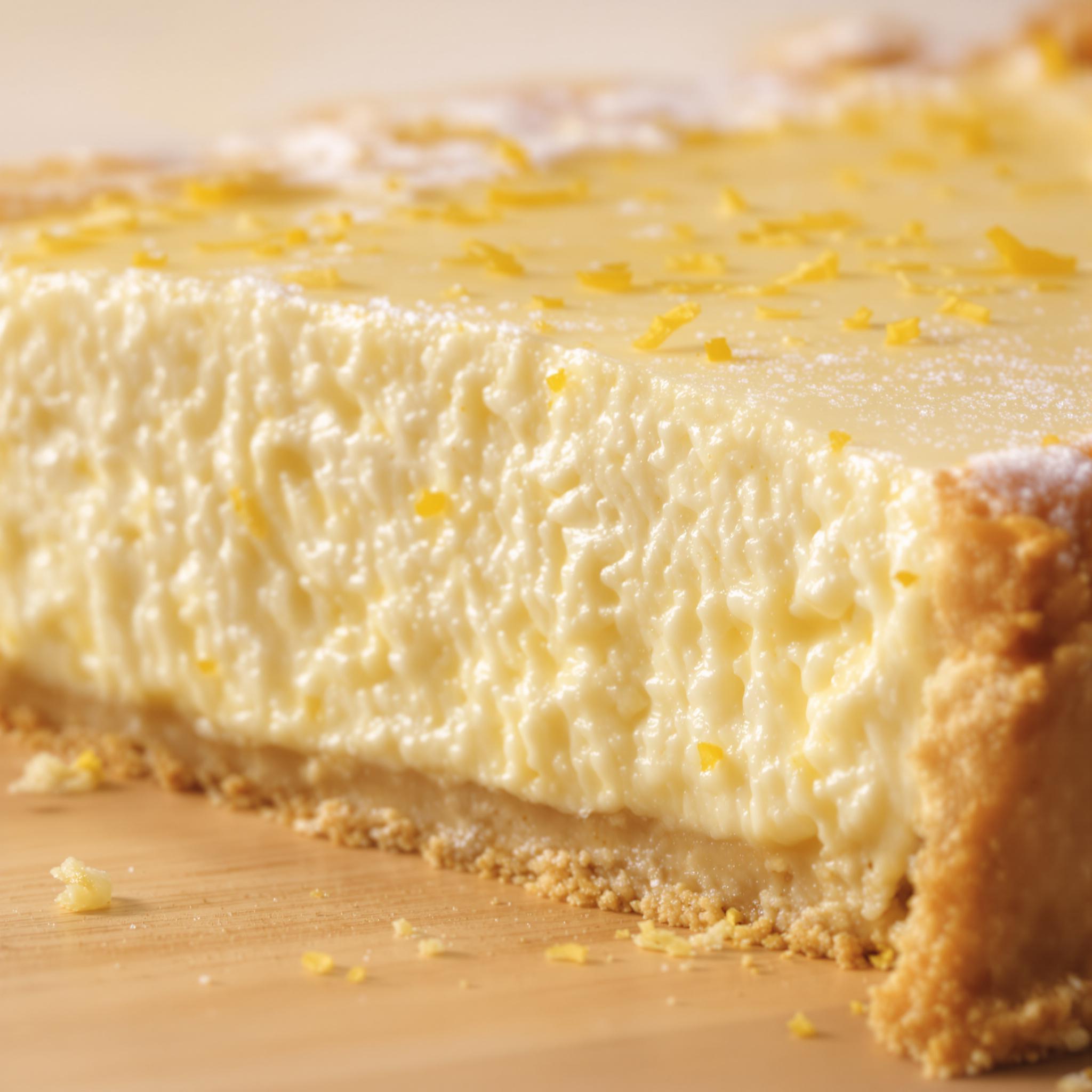 Tarta de ricotta y limón