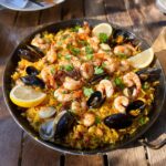 receta de paella de marisco