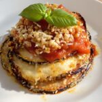 Berenjenas a la parmesana con tomate