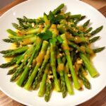 Ensalada de espárragos con vinagreta de mostaza