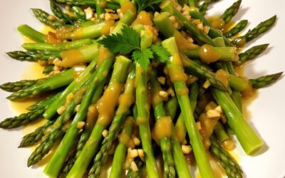 Ensalada de espárragos con vinagreta de mostaza: Freschezza incredibile!