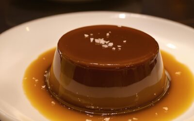 Flan de chocolate con caramelo salado: Un deleite irresistible!