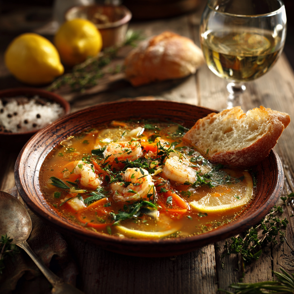 recetas sopa de marisco