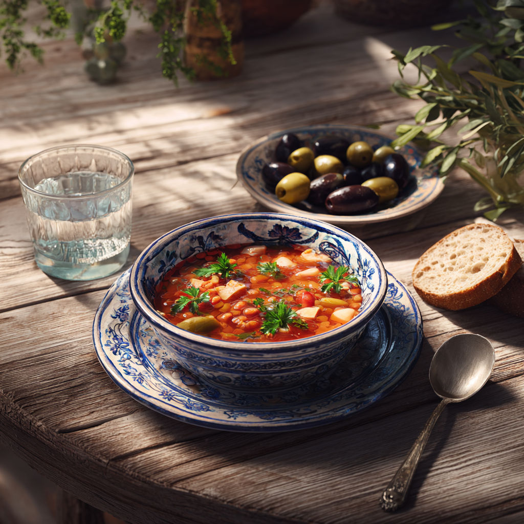 sopa de lentejas turca