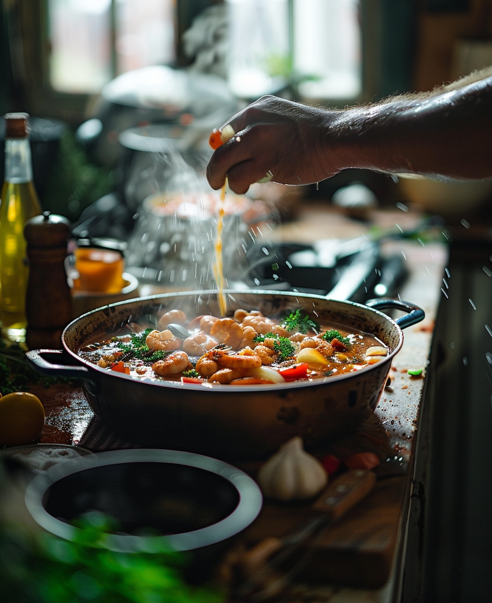sopa de marisco receta dela abuela