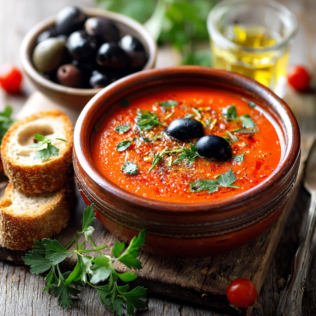 sopa de tomate thermomix