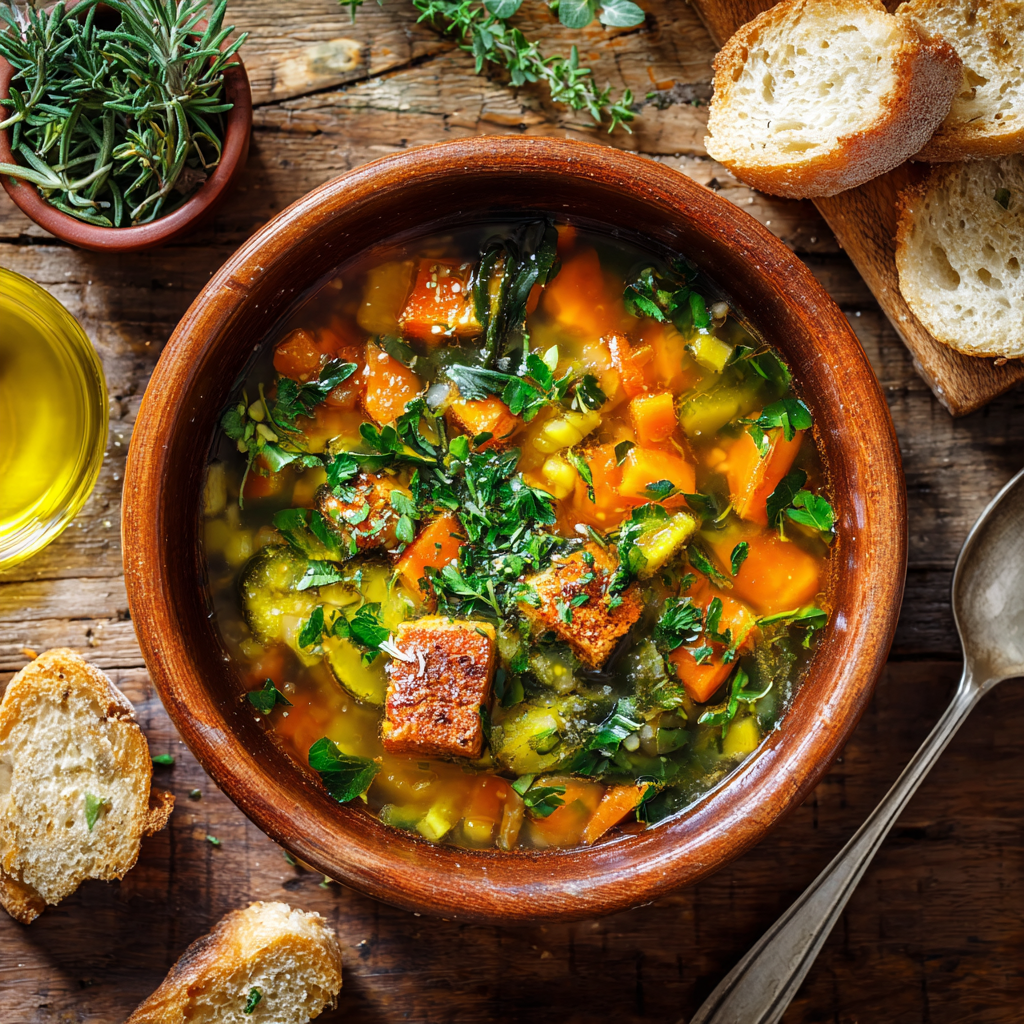 sopa de verduras thermomix