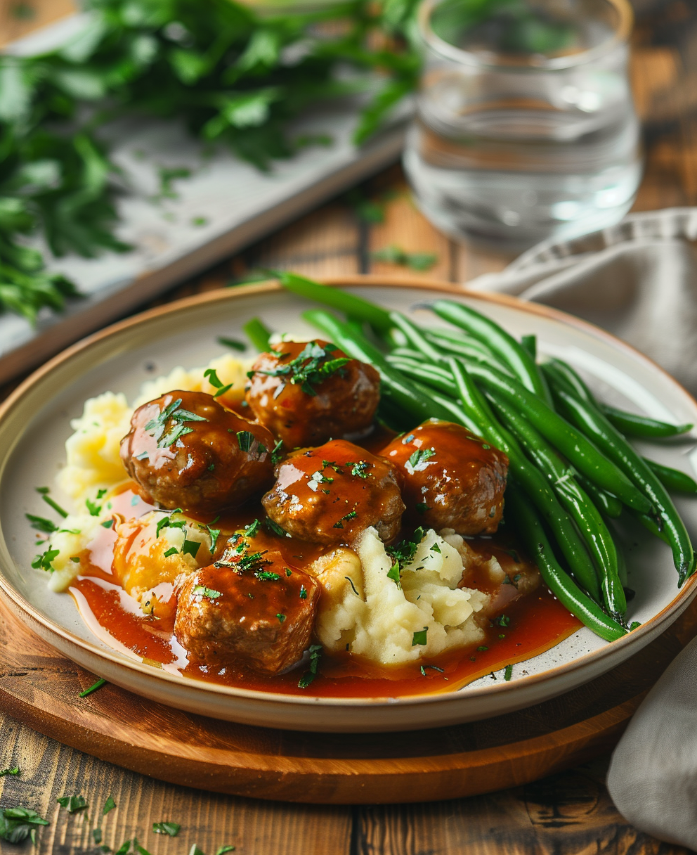 albóndigas con verduras