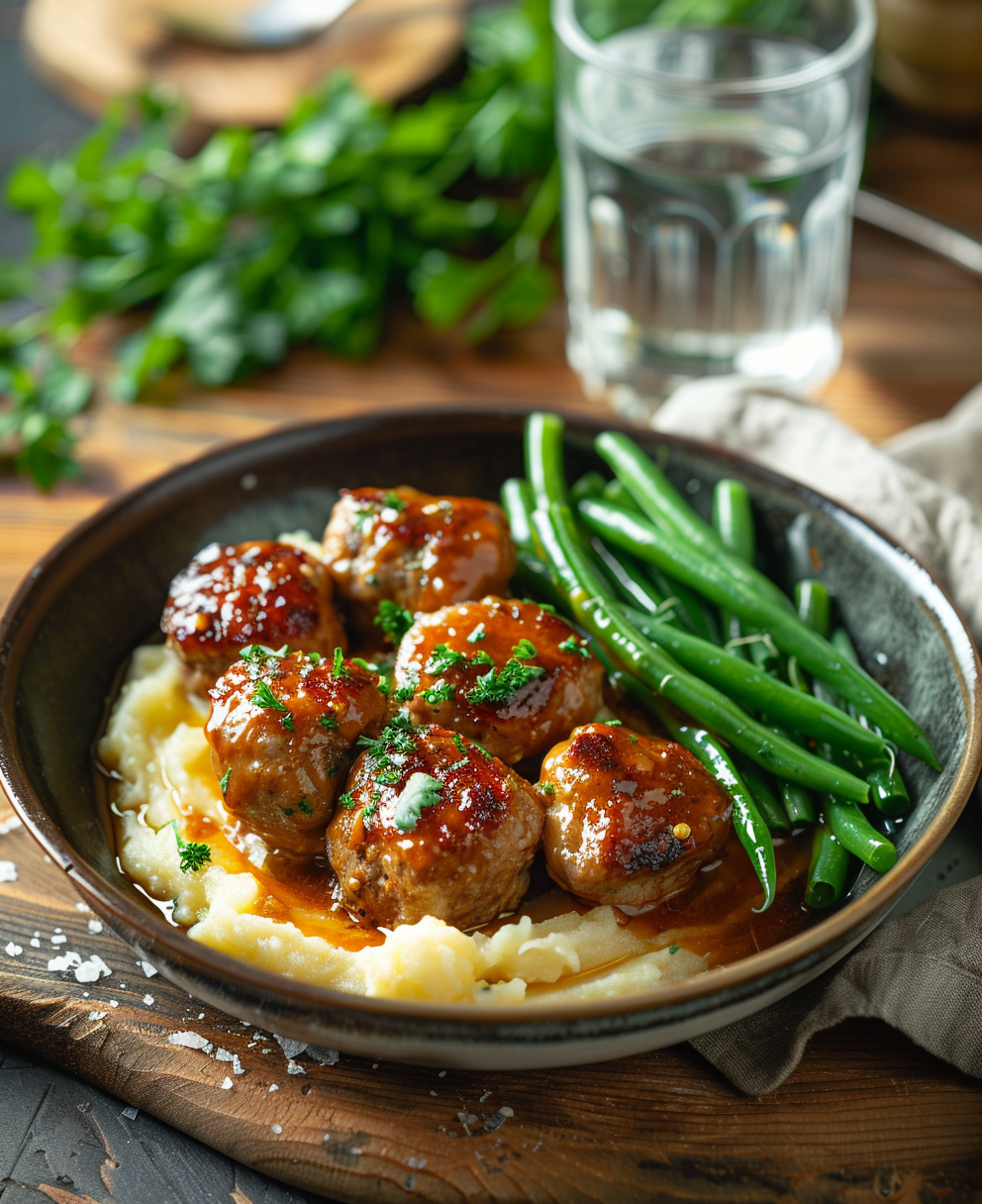 albóndigas con verduras