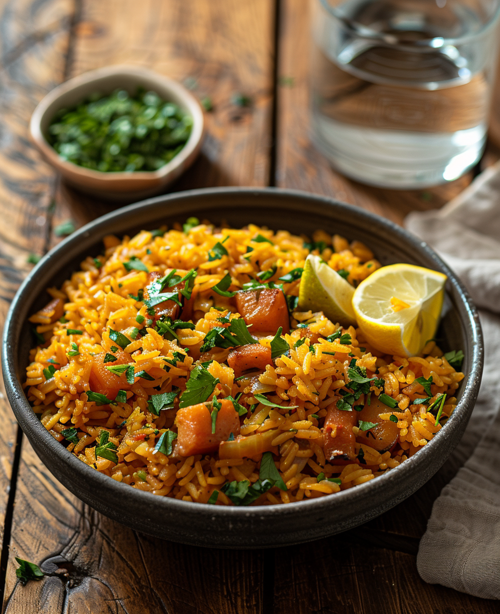 arroz con verdura thermomix