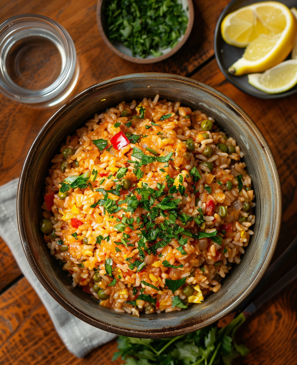 arroz con verdura thermomix