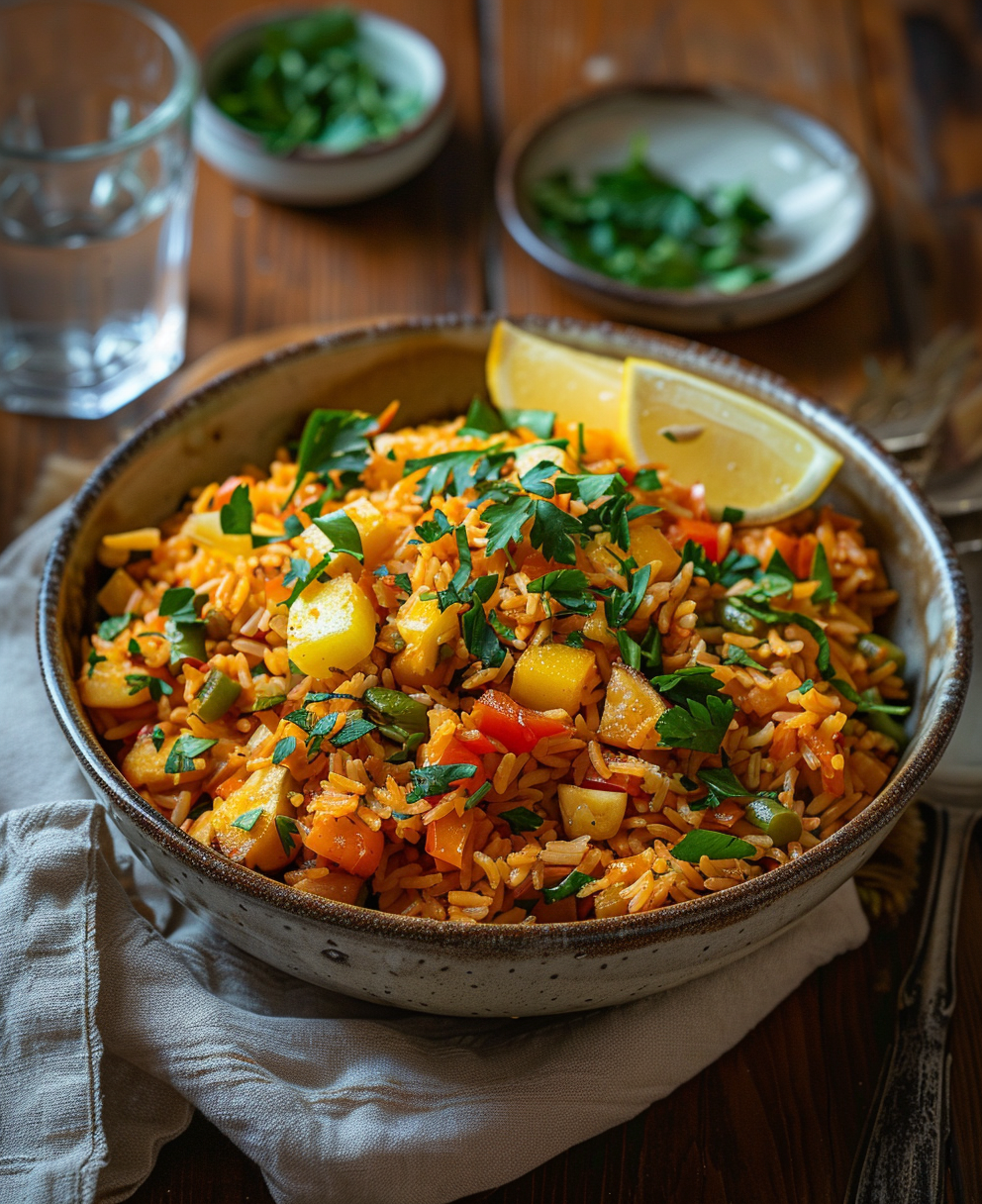 arroz con verdura thermomix
