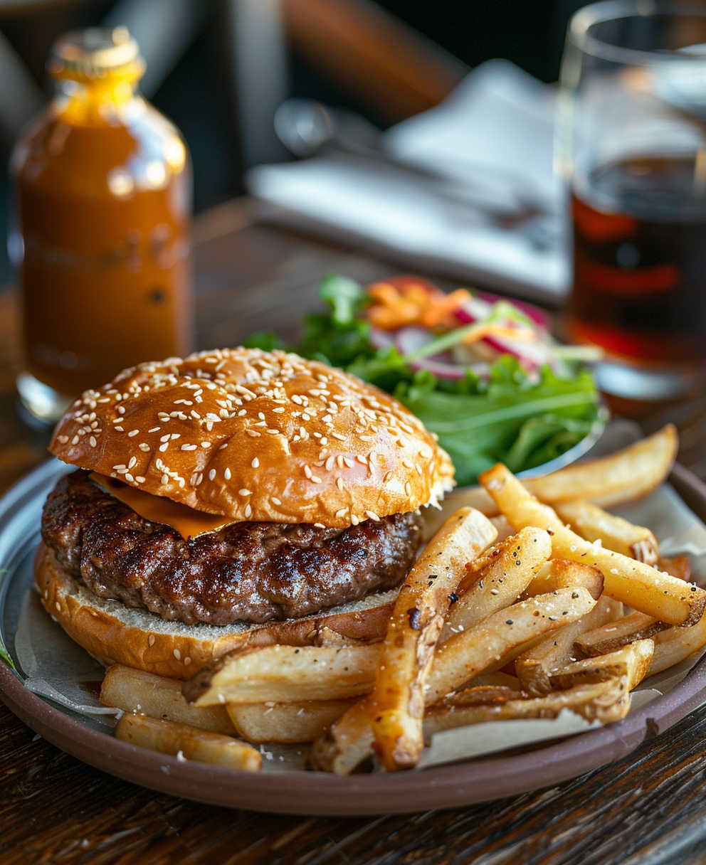hamburguesa con carne picada