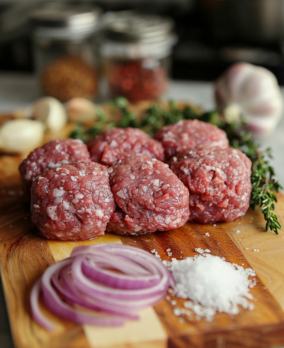 hamburguesa con carne picada