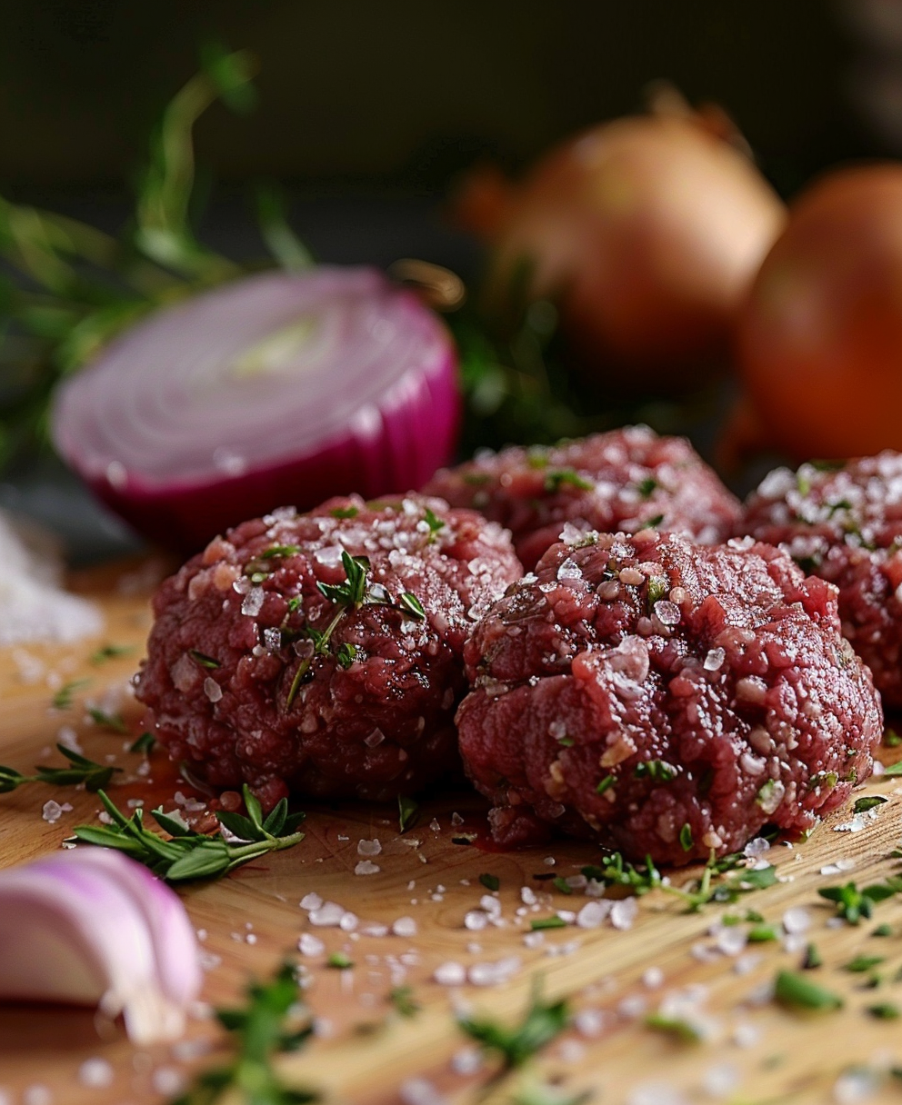 hamburguesa con carne picada