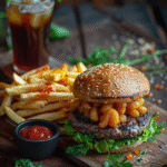 hamburguesa de cheetos